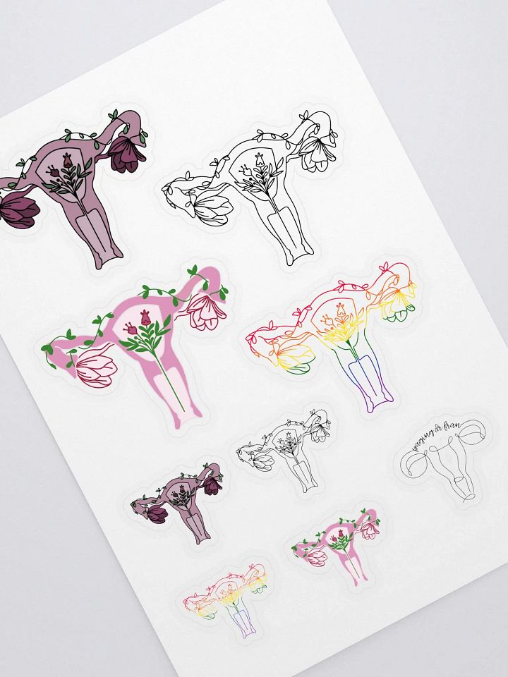 all hail the uterus (stickers) product image (1)