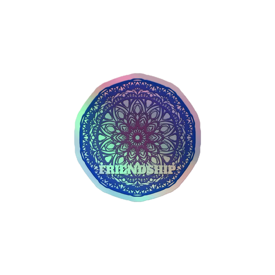 Friendship Mandala Holographic Sticker Sheet product image (3)