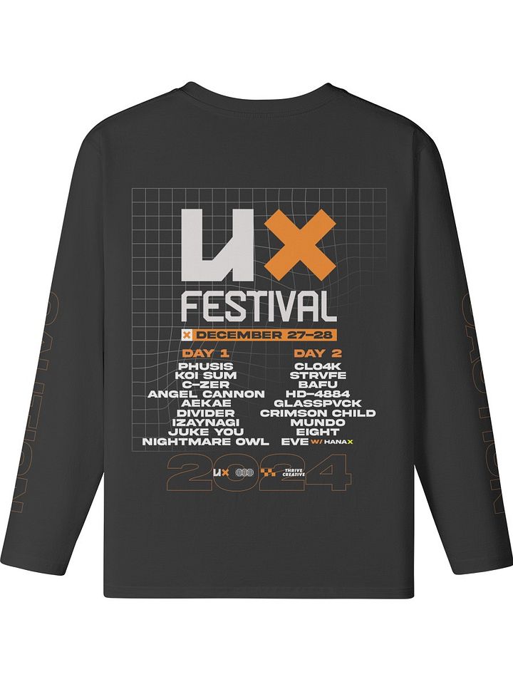 2024 UX Lineup Long Sleeve Tee product image (2)