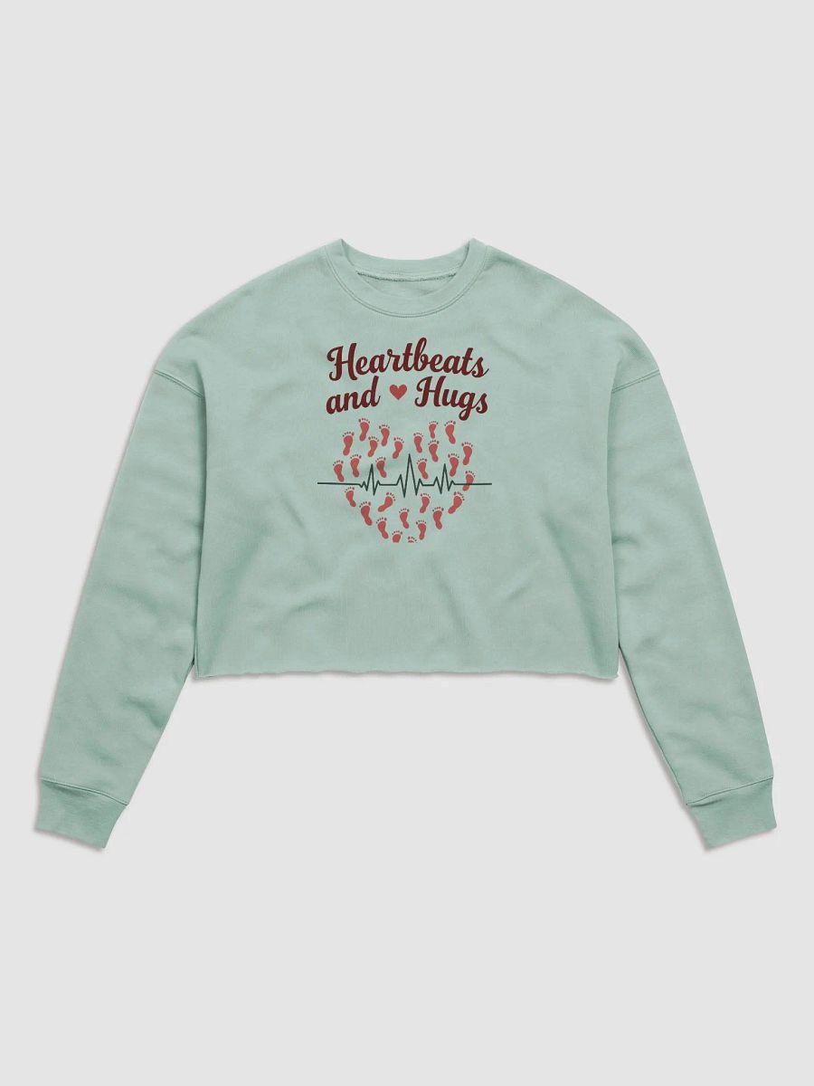 Heartbeat and Hugs Crop Sweatshirt product image (1)