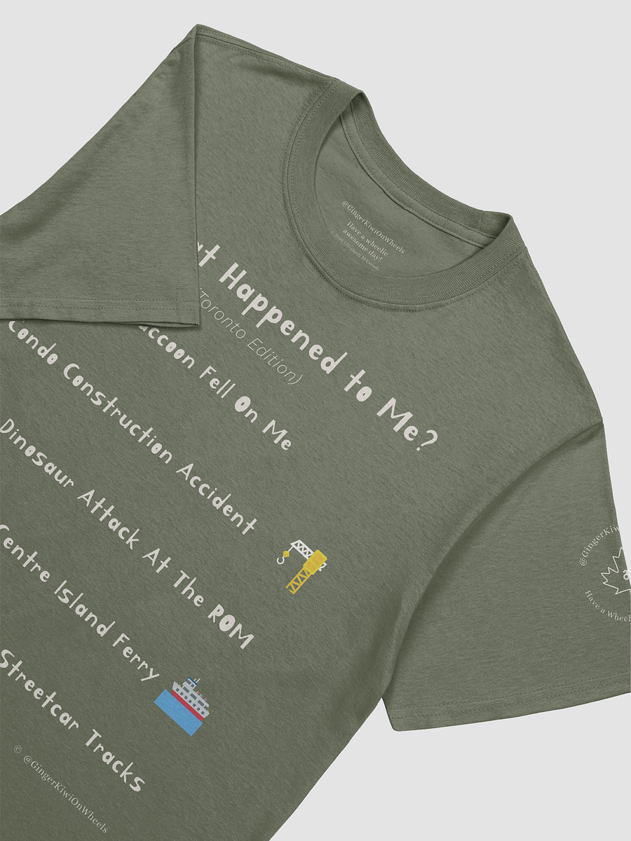 WHAT HAPPENED TO ME ? (Toronto Edition): Unisex Softstyle T-shirt, Military Green product image (3)