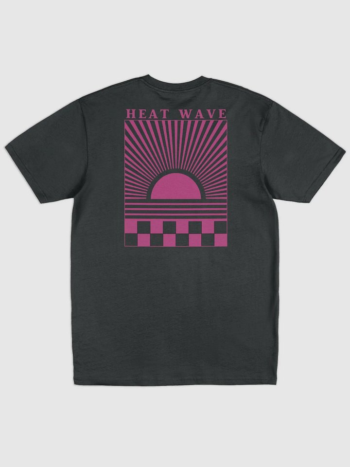 Heat Wave Retro Sunset T-Shirt - Black product image (1)