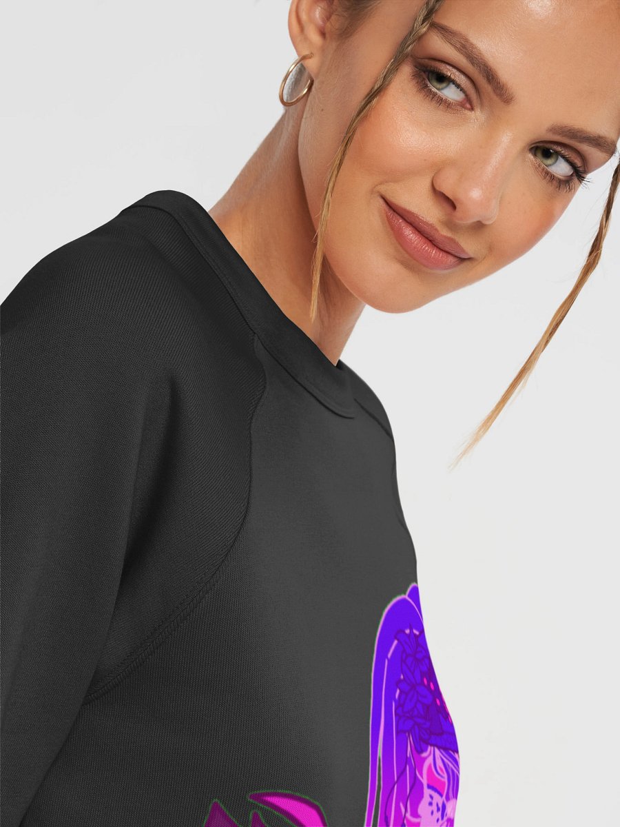 Pink Women Black Oversized Sweatshirt product image (7)