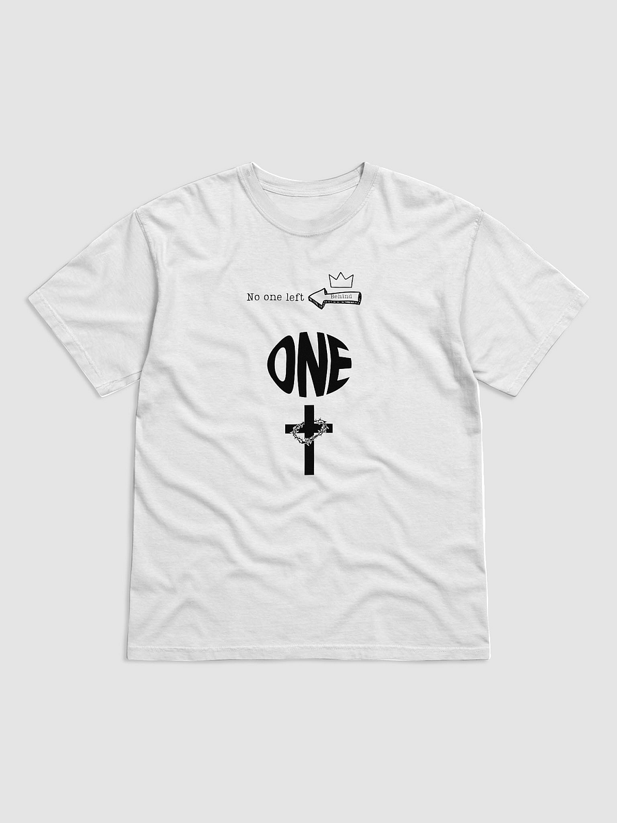 one no one left behind unisex product image (1)