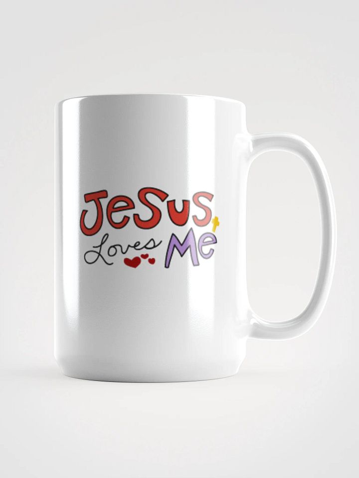 Jesus Loves Me White Ceramic Mug product image (1)