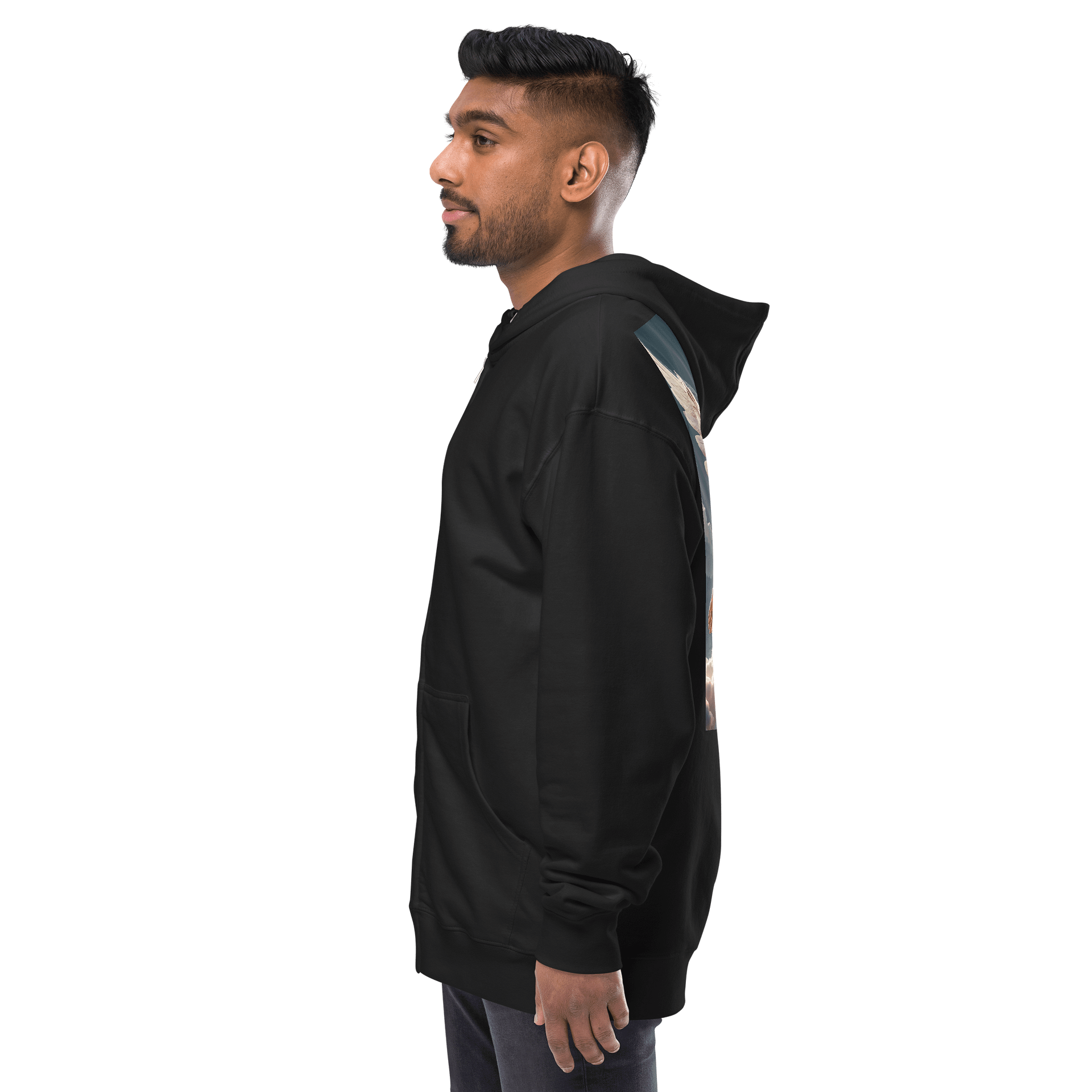 Mythical Lion Winged Zip-Up Hoodie product image (7)