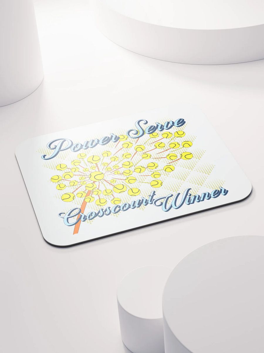 Dandelion Tennis Power Server Crosscourt Winner Mouse Pad product image (4)