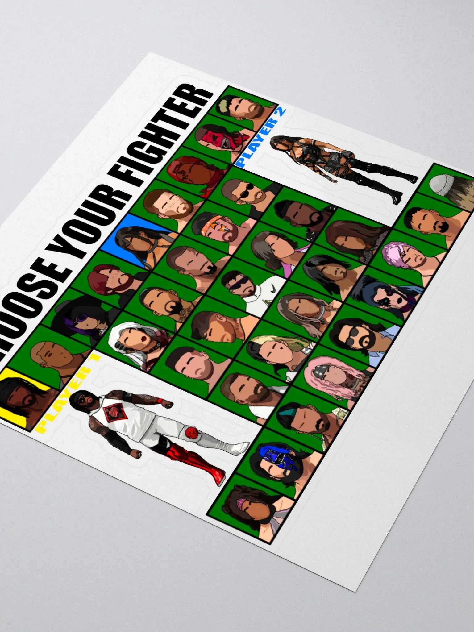 PEPW Choose Your Fighter Judah x Katlyn Sticker product image (3)