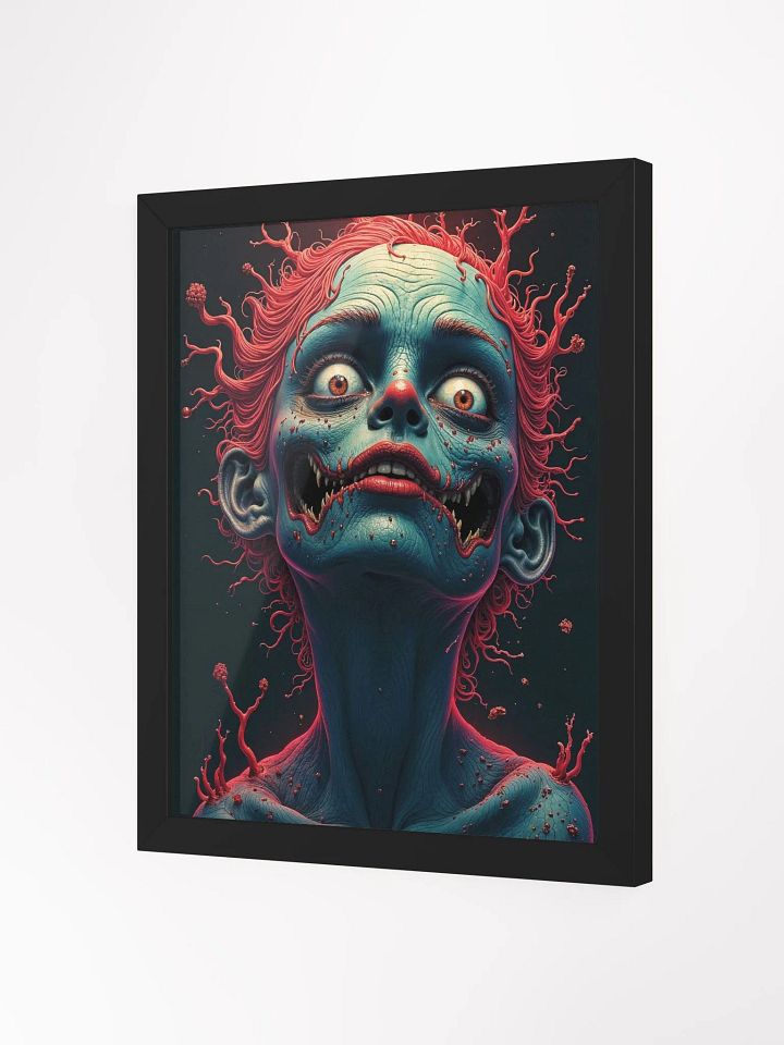 Grotesque Grin Framed Print product image (9)