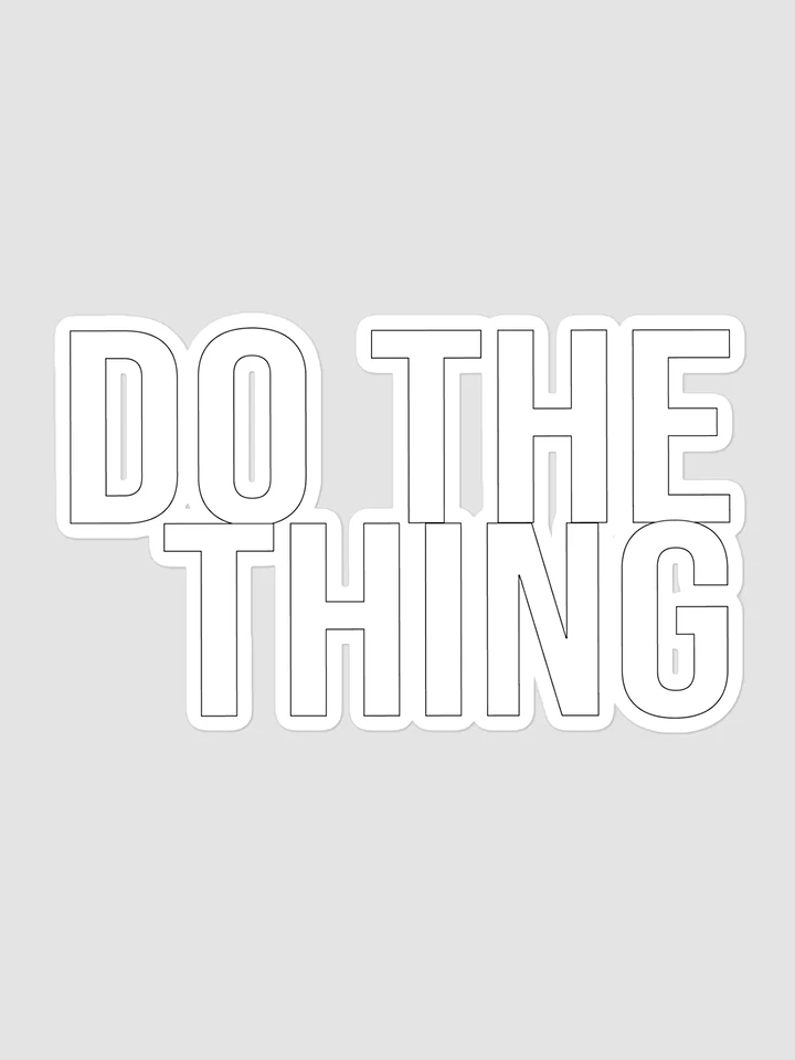 DO THE THING Kiss Cut Stickers product image (1)