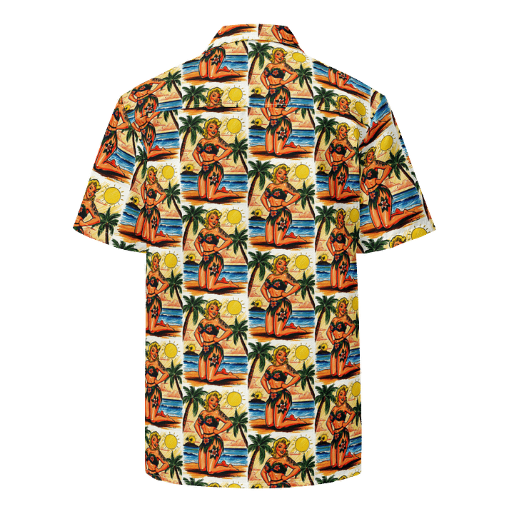 Hula Pin-up Girl Hawaiian Shirt product image (2)