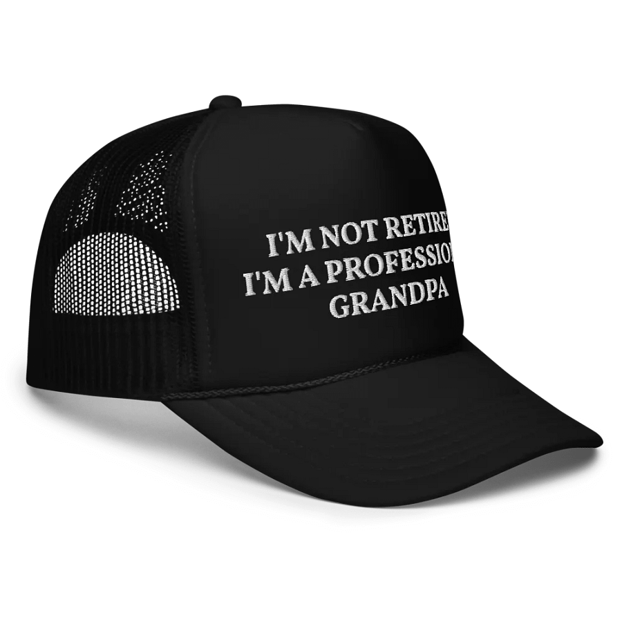 Professional Retired Grandpa, Embroidered Trucker Cap product image (3)