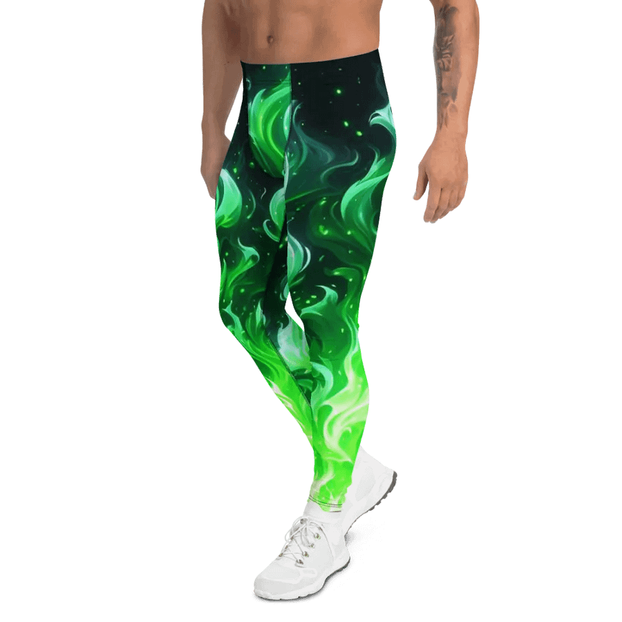 Inferno Blaze Men's Leggings | AI Design product image (4)