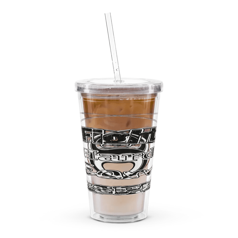 Fight Hard Earn Respect - Double Wall Clear Plastic Tumbler (16 oz) product image (8)