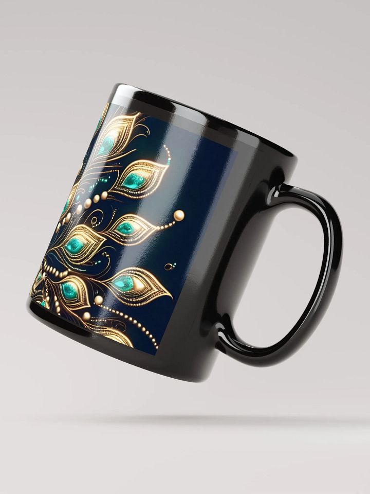 Ornate Peacock Feathers Mug product image (3)