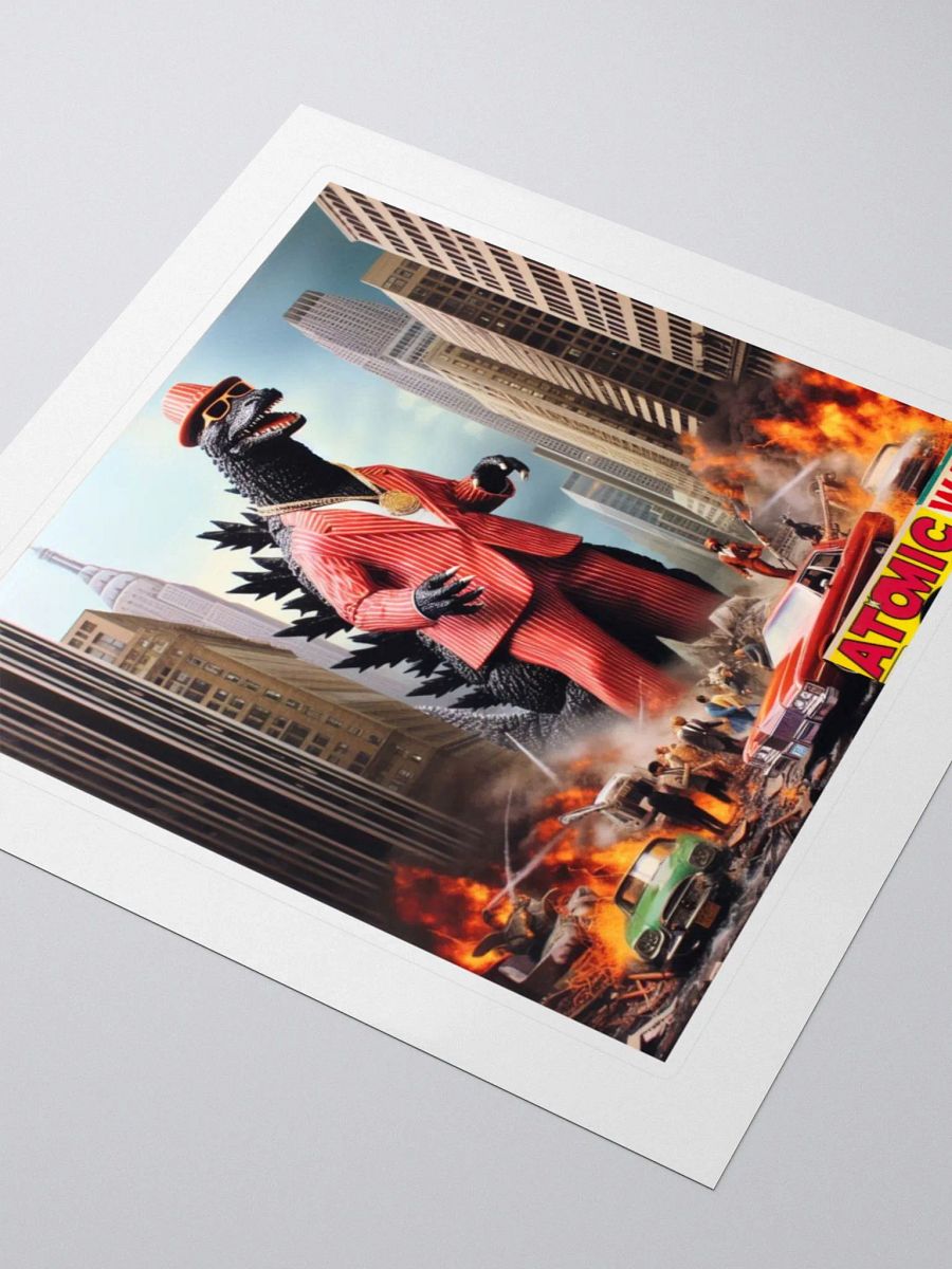 Pimpzilla Vs. Wall Street Sticker product image (7)