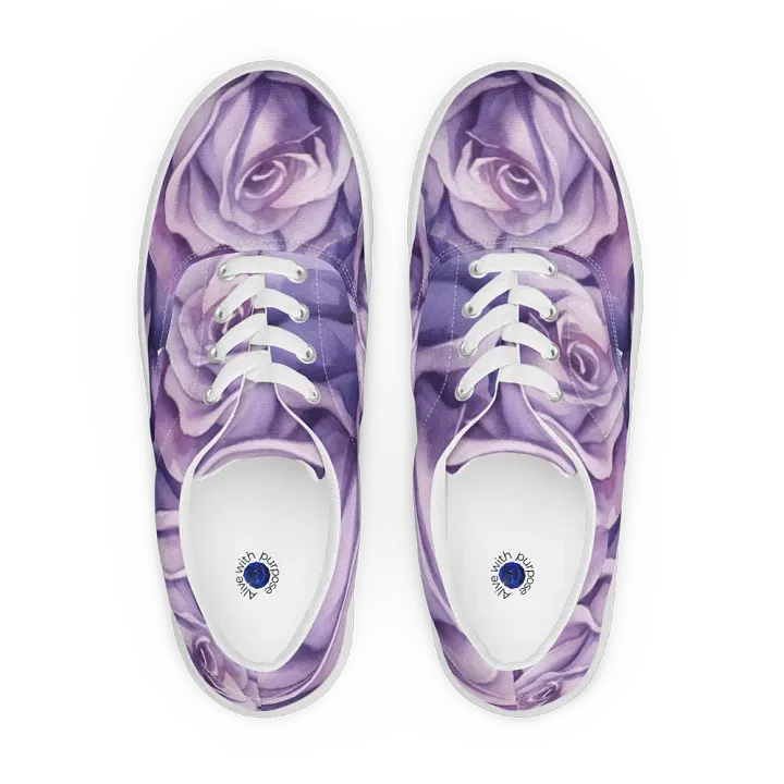 Purple Rose Dreams Lace-Up Shoes product image (2)