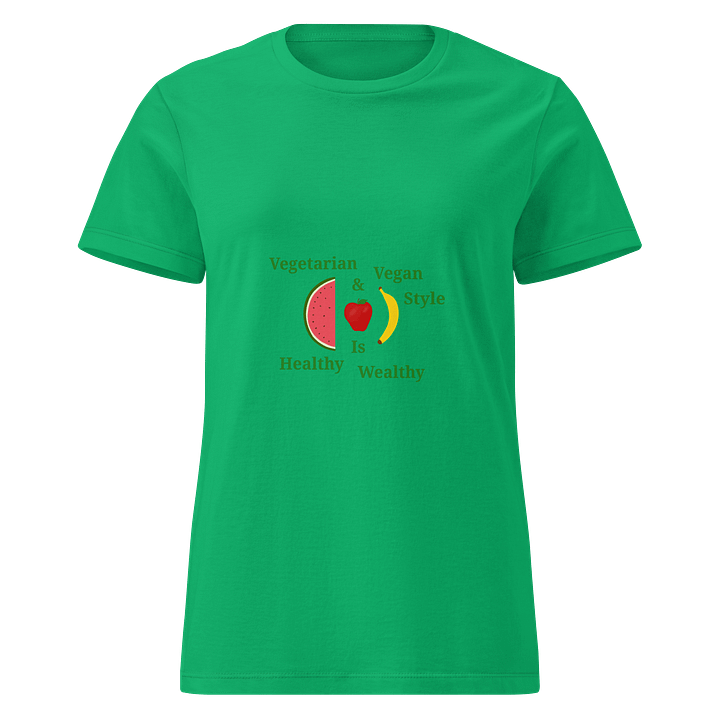 Healthy & Wealthy Vegetarian Vibes T-Shirt product image (1)
