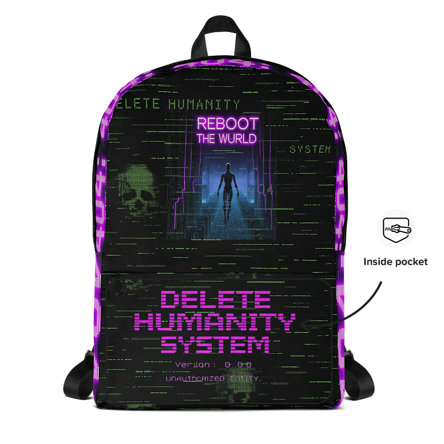 Delete Humanity Backpack product image (5)