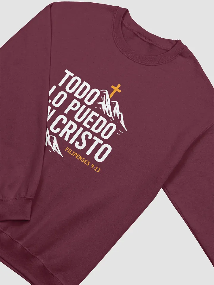 Sudadera Unisex Cuello Redondo | Todo lo puedo en Cristo product image (18)