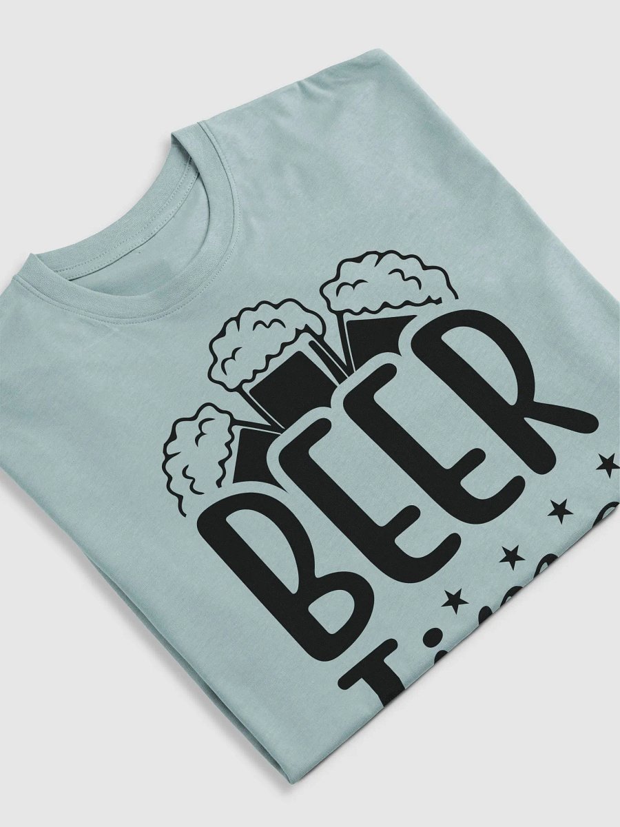 Shadowed Elegance Tee Cheers to Beer Time: The Ultimate Funny Drinking Apparel for Craft Beer Lovers! product image (5)