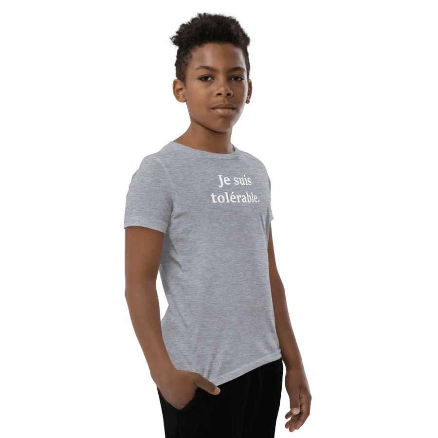 ''Tolérable'' T-shirt à manches courtes pour enfant product image (9)