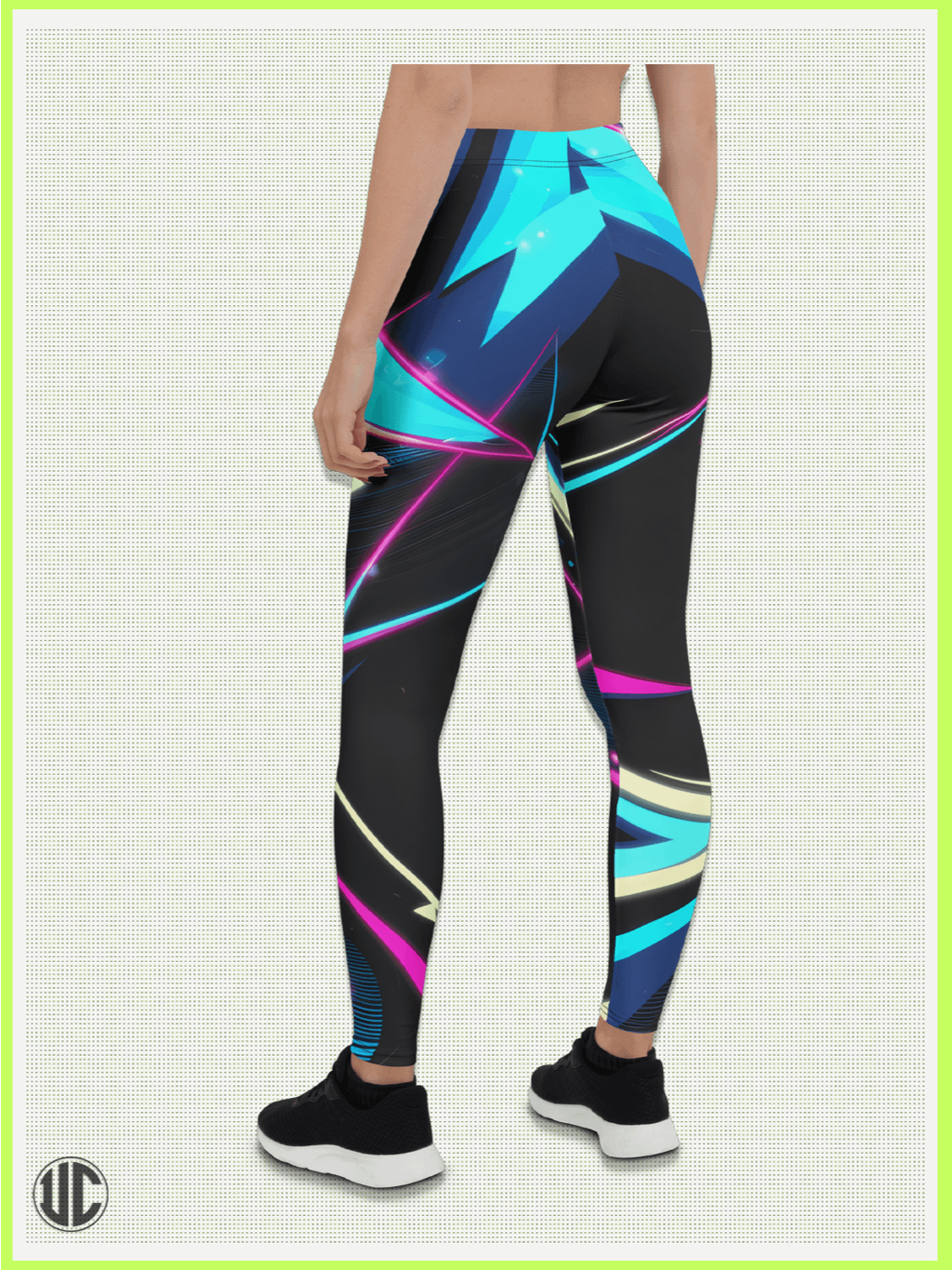 Electric '80s Neon – Women’s Leggings product image (2)