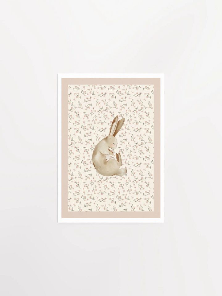 Boho Bunny Nursery Print 5 product image (2)