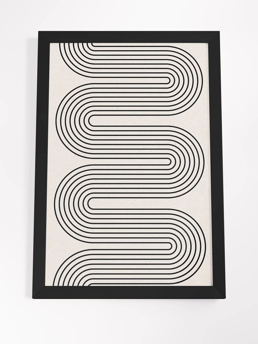 Eco-Friendly Ayous Wood Framed Poster – Sustainable and Stylish Wall Decor product image (3)