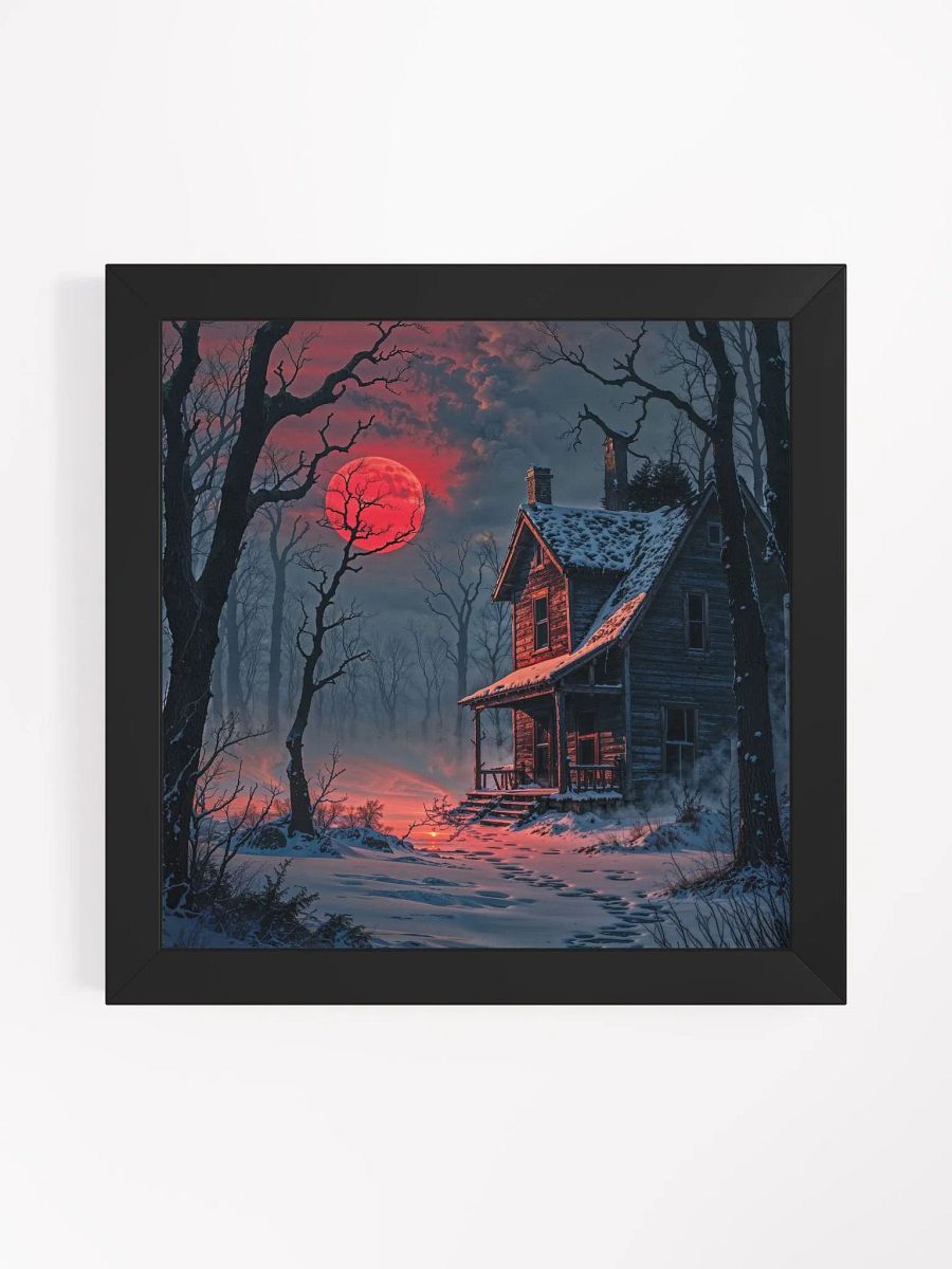 Crimson Moonlight Framed Print product image (26)