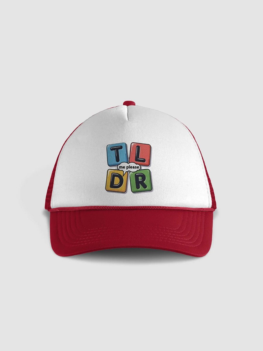 TLDR Me Please! Foam Hat product image (1)