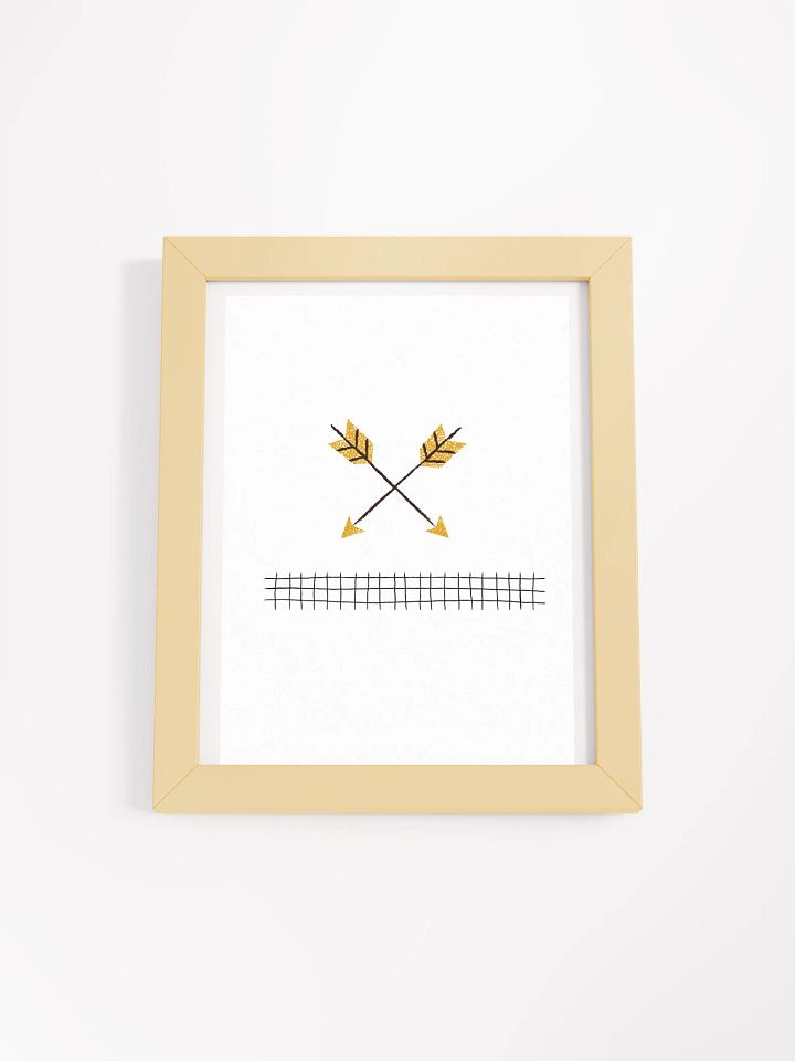 Crossed Arrows Framed Matte Poster product image (2)