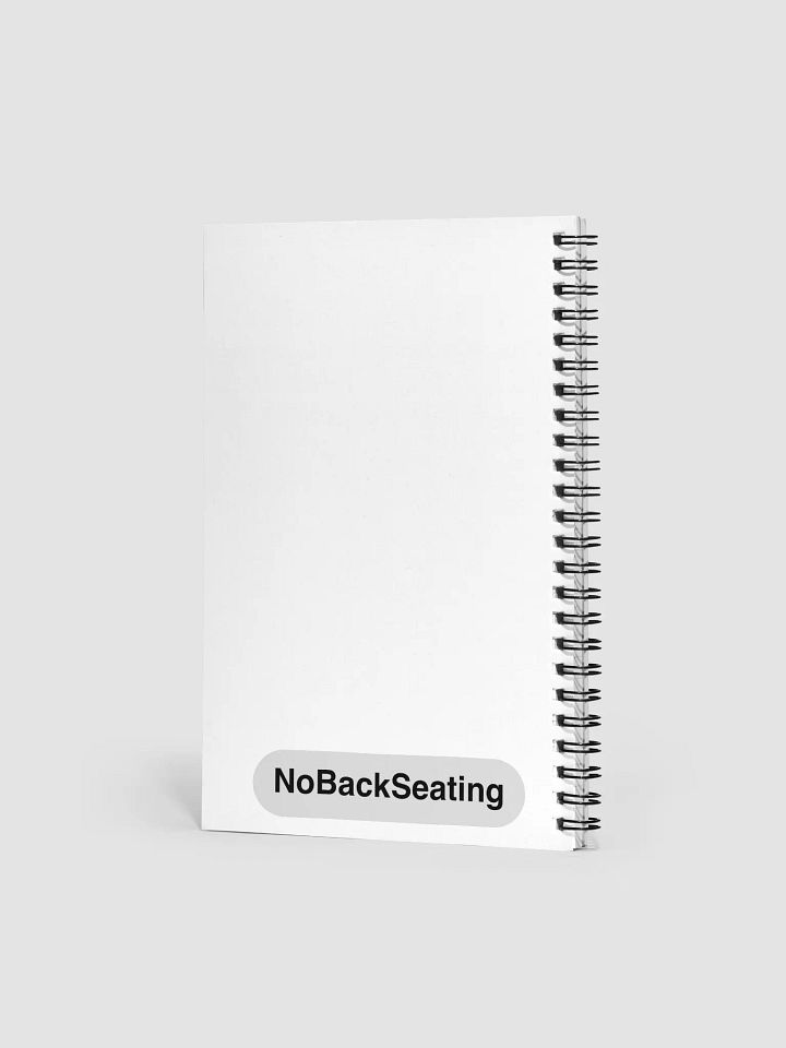 Awesomeness/No Back Seating Spiral Notebook product image (2)