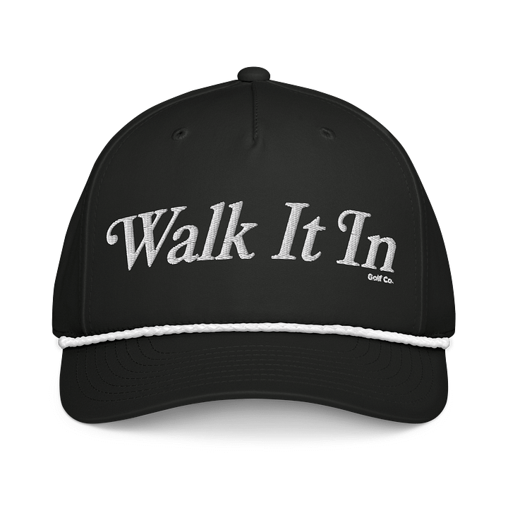 Walk It In — Classic Rope Hat (Black) product image (1)