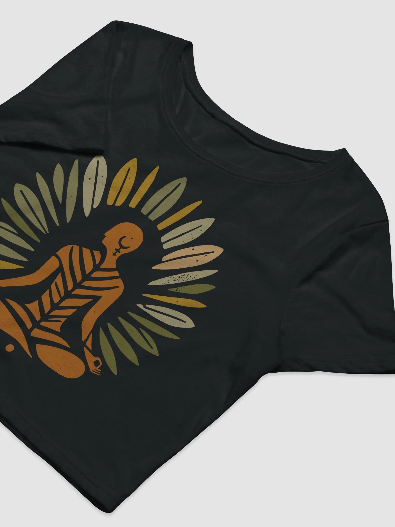 Zen Leaf Meditation Crop | Ancient Wisdom Meets Boho Style product image (10)