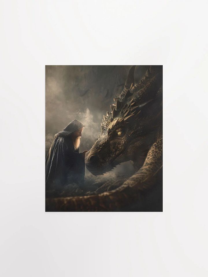 Sorcerer and his dragon 01 - Poster product image (3)
