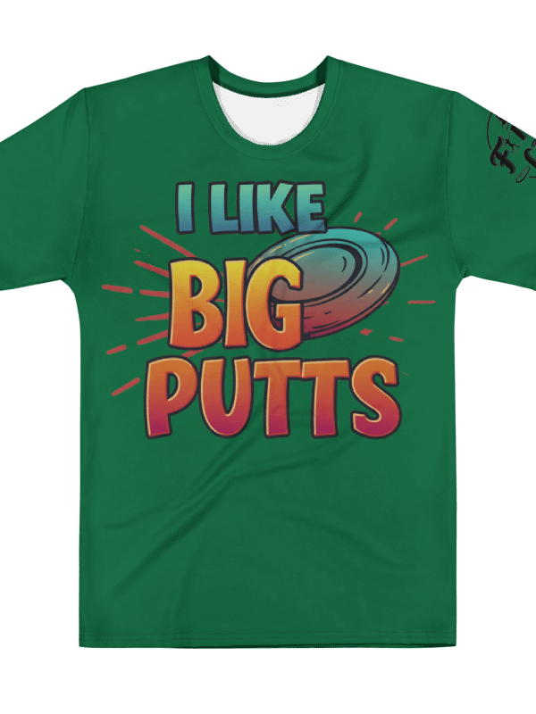 Fancy Lads Men's Green T-Shirt "I Like Big Putts" product image (1)