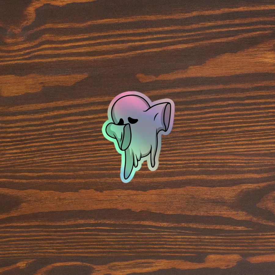 Whimsical Ghost Holographic Sticker Set product image (3)