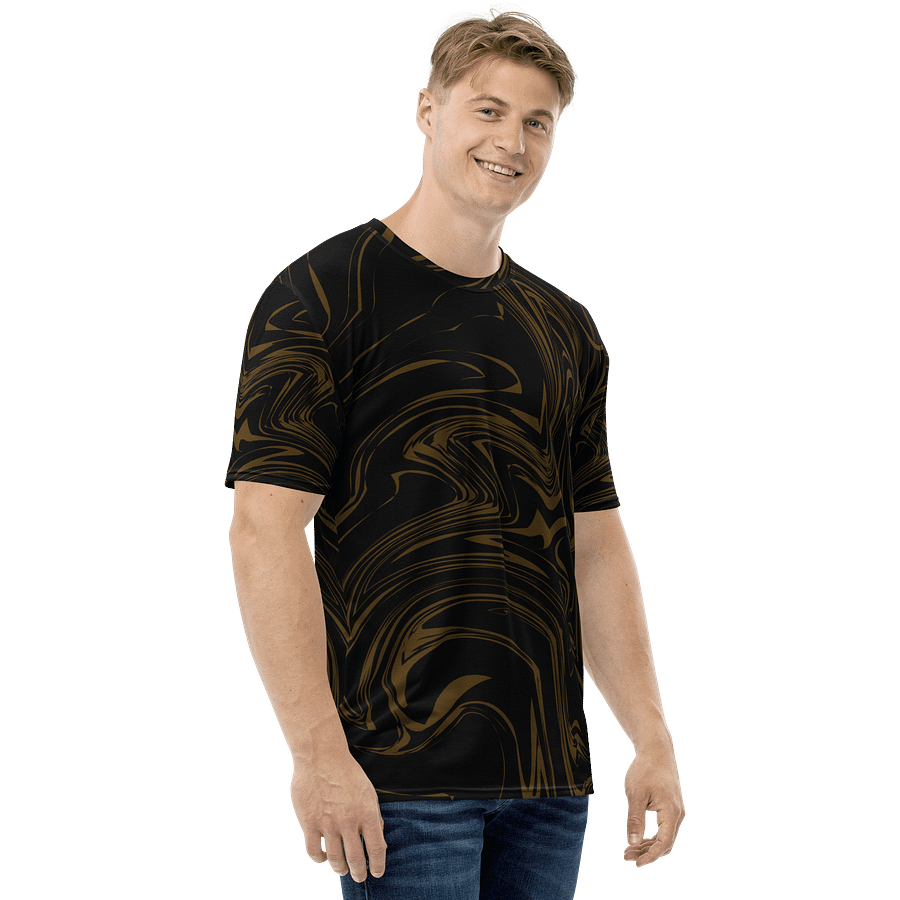 Fluid Gold Marbling All-Over Tee product image (4)