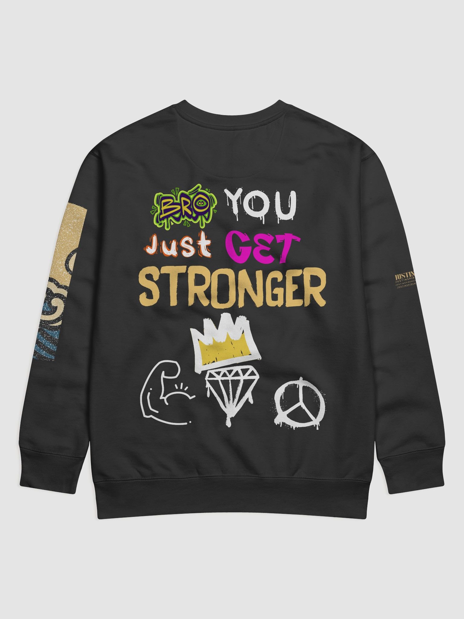 Strength Sweater – 40 Years Edition whiteout product image (4)