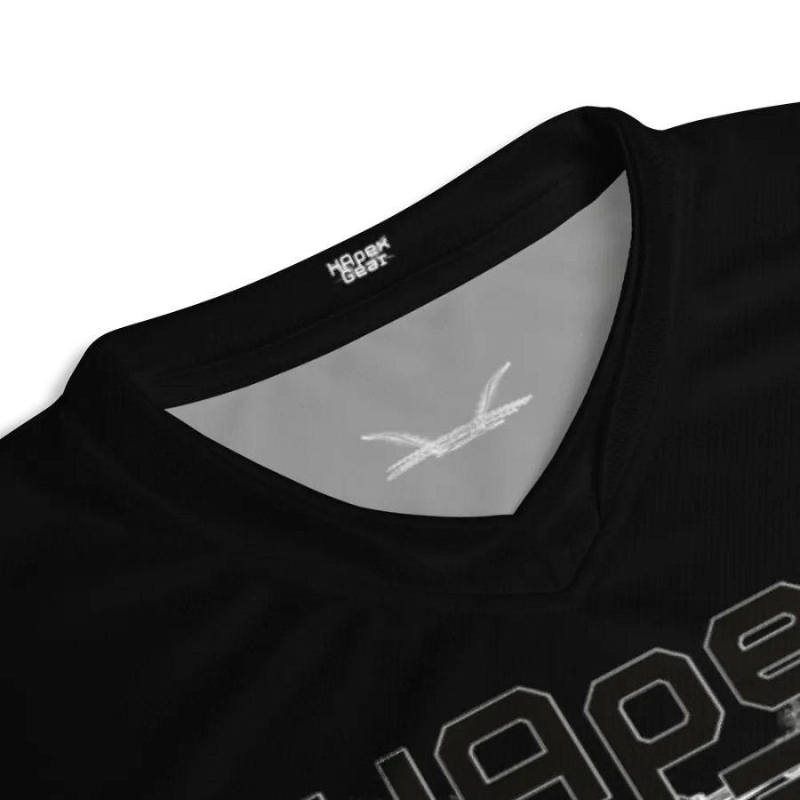 Sellout - Black - Black HApex Gear Black Logo - Recycled Unisex Sports Jersey product image (4)