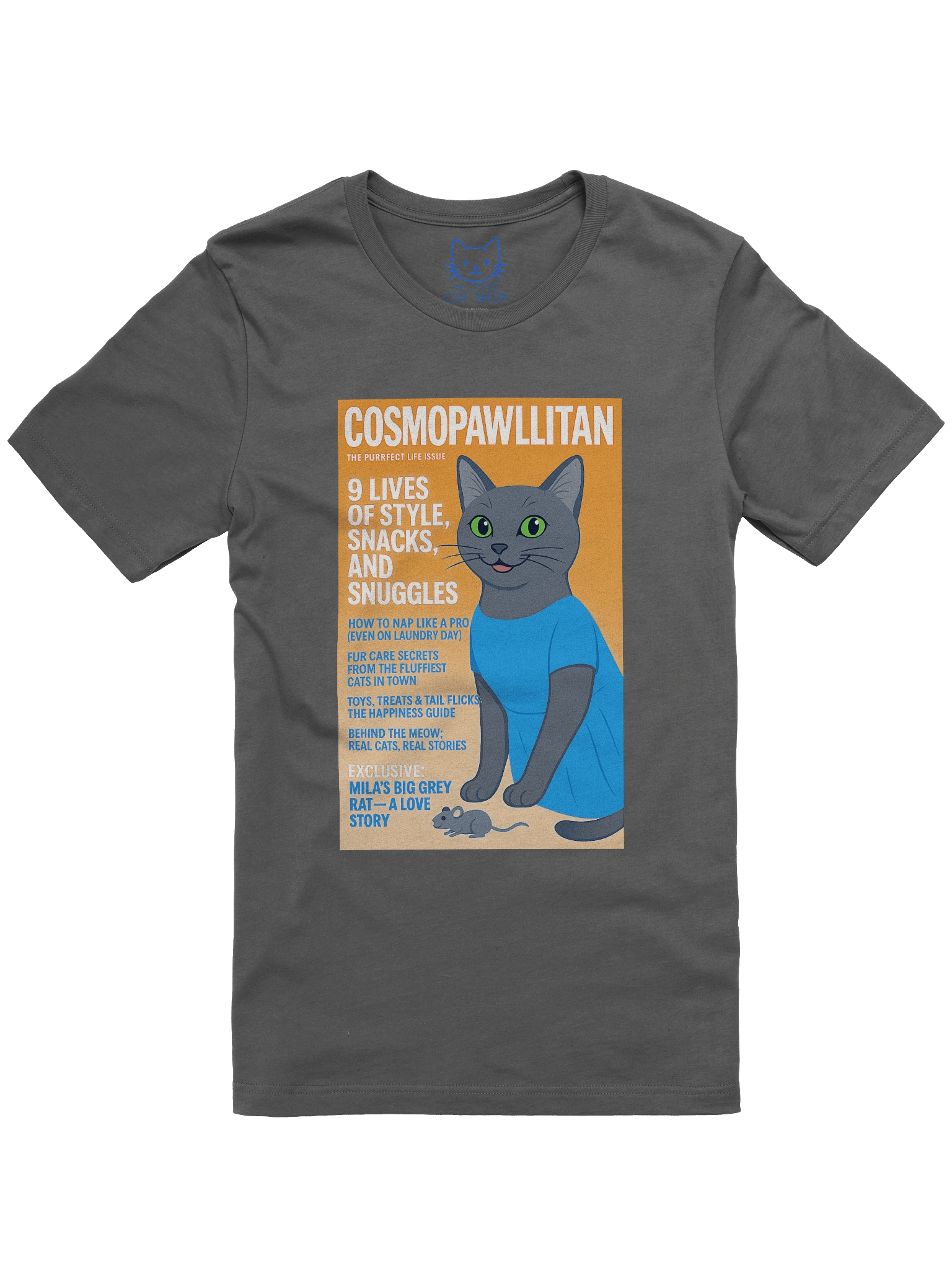 Cosmopawllitan Magazine Parody Unisex T-Shirt product image (13)