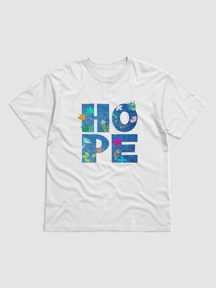 Hope Inspirational Text with Flowers T Shirt product image (53)