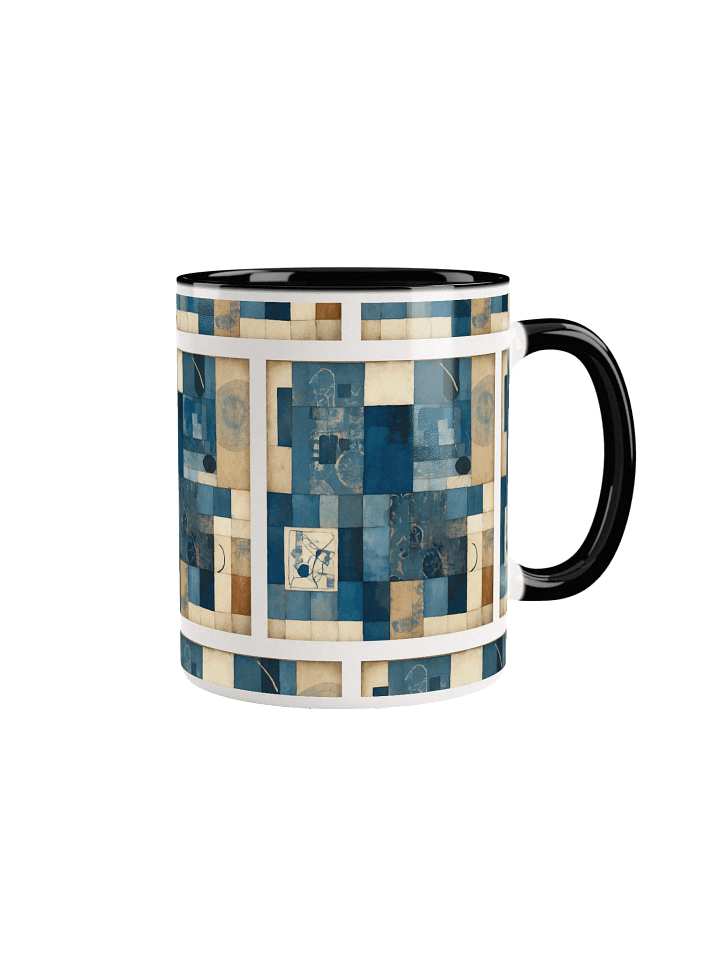 Mosaic Blues Ceramic Mug product image (1)