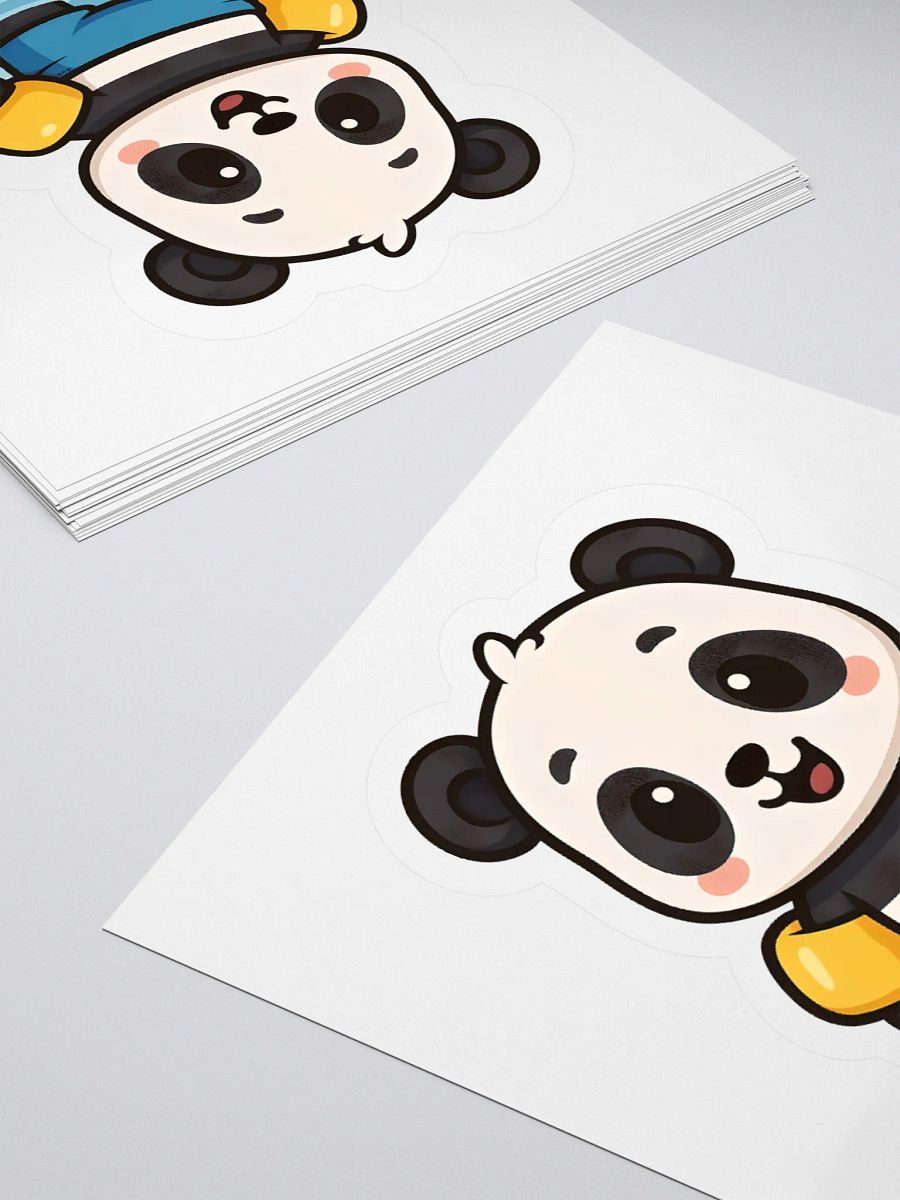 Cute Sticker of Panda with Floaties product image (4)