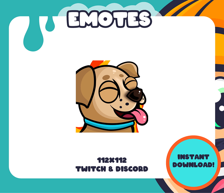 *Animated* Golden Derpy Dog product image (1)