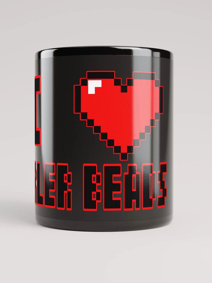 I Heart Perler Bead 2 Dark Mug product image (2)
