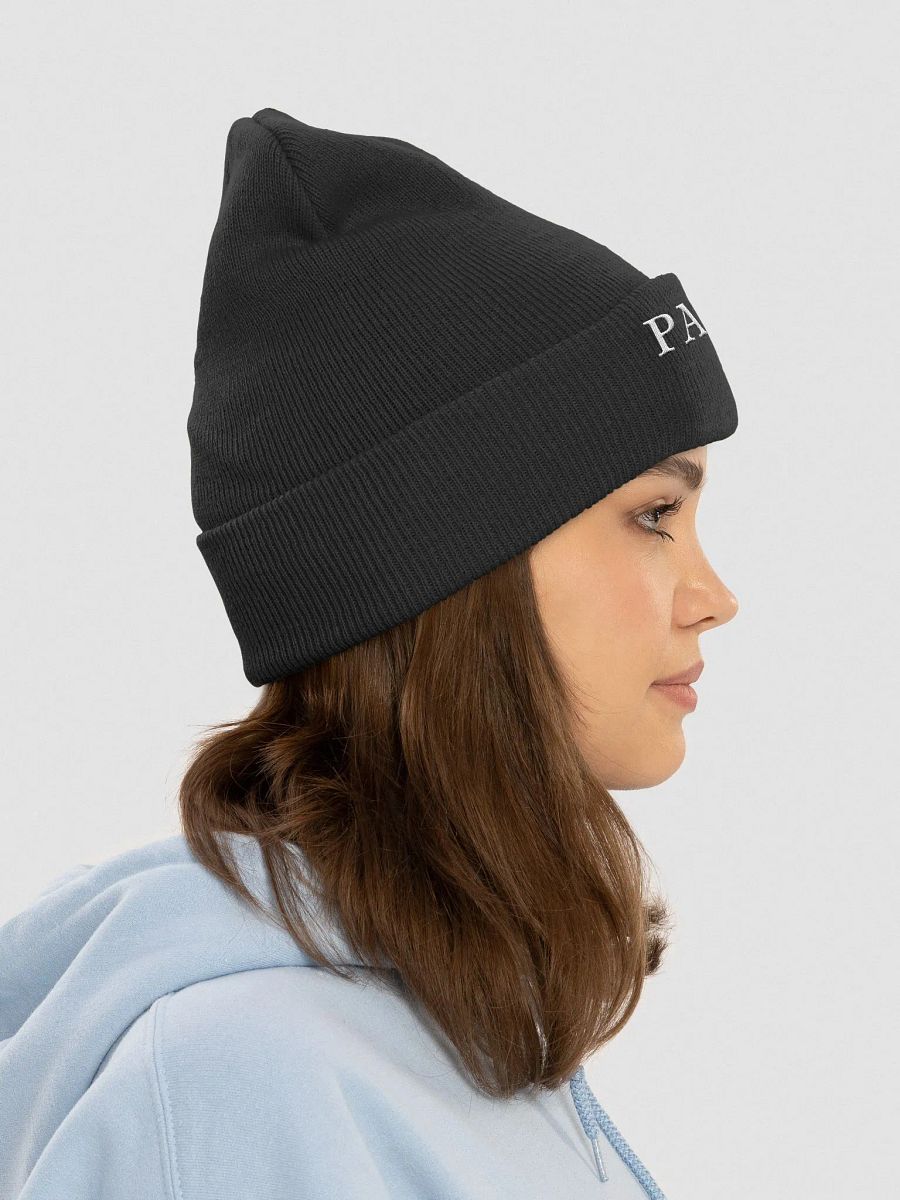 Lettering Beanie (black, dark grey, navy) product image (5)