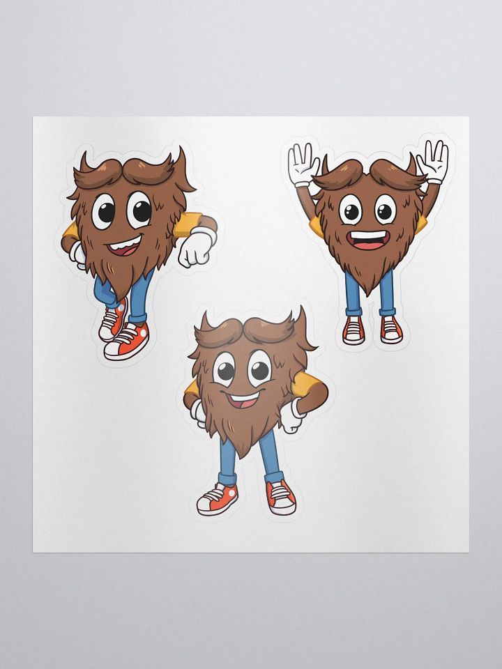 Beardie V2 Trio Stickers product image (1)