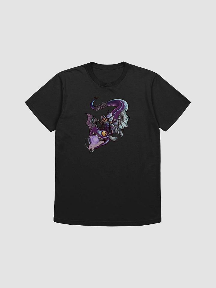 Cyberpunk Fairy Riding Cyborg Dragon T-Shirt - Sci-Fi Fantasy Apparel product image (1)